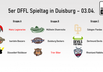 Vorbericht 5er DFFL – 1. Spieltag in Duisburg